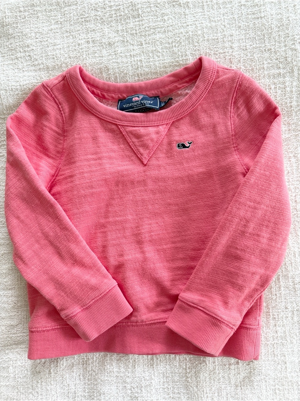 Vineyard Vines 3T Boys Coral Crewneck Sweatshirt